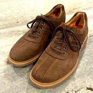 Clarks Mens Un Ramble Go Oxford Size 11 M Leather Brown Lace Up NWT